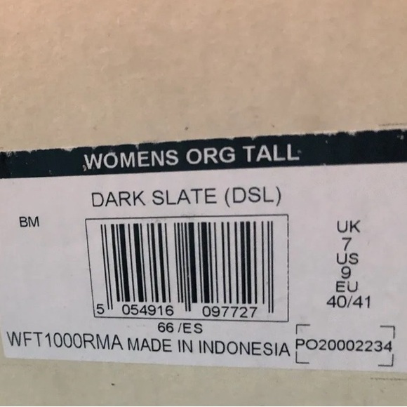 NEW Hunter Womens Original Tall Rain Boot Dark Slate Size 9 M - Picture 5 of 5